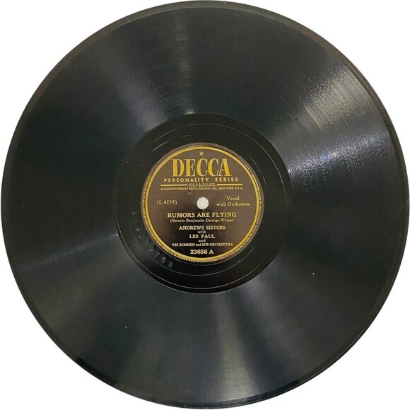 Andrew Sisters & Les Paul - Rumors Are Flying / Them That Has Gets 23656 Decca - Picture 1 of 4